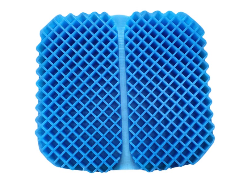 FOMI Premium All Gel Portable Seat Cushion | (15" x 17") | Comfortable Orthopedic Pad for Car, Office Chair, Wheelchair, Plane, or Home | Pressure Sore Relief, Prevents Sweaty Bottom | Foldable - Image 3